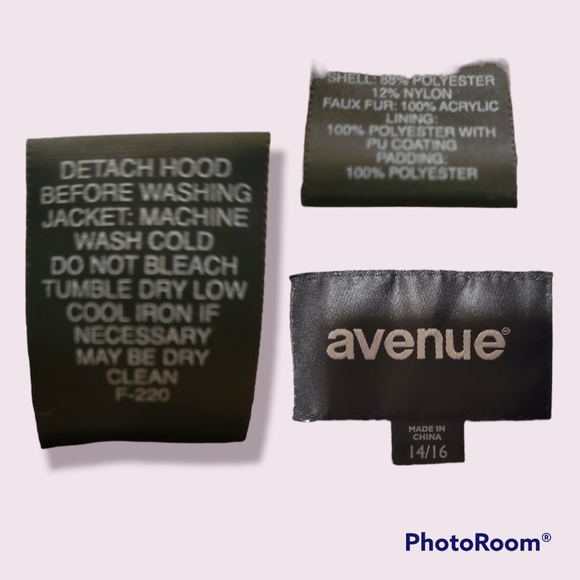 Avenue beige Parka/coat sz 14 - Picture 4 of 4